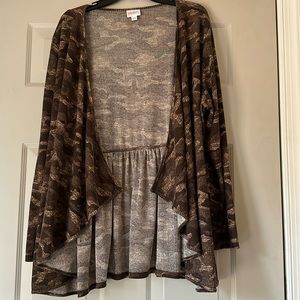 Cute Camo Sweater Overlay